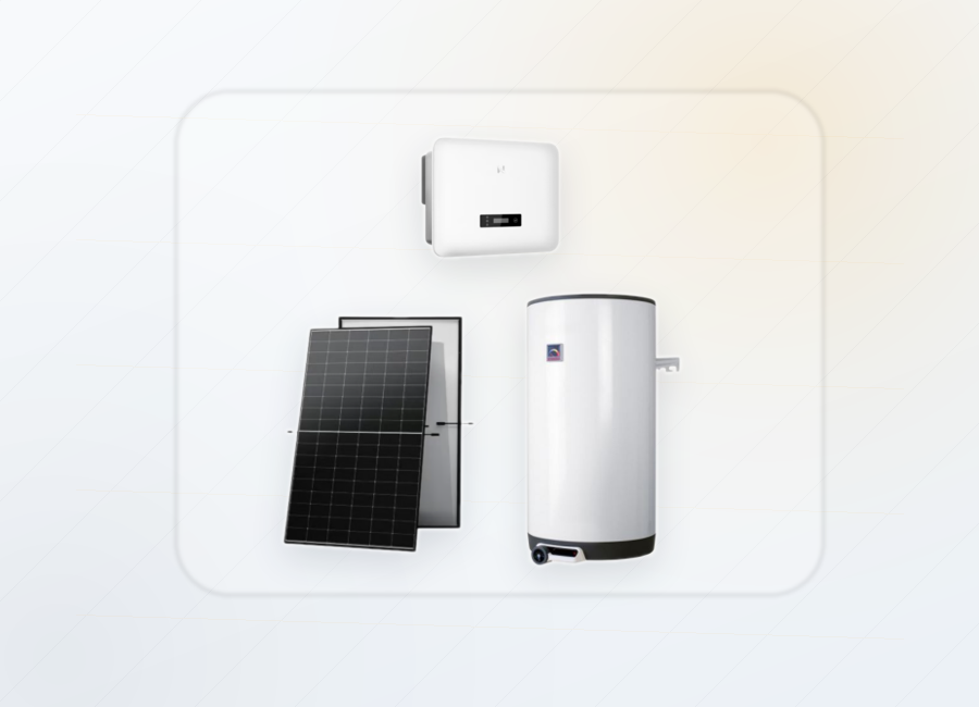 Fotovoltaický systém s ohřevem vody